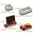 thumbnail image 2 of Small Building Block Scene Living Room Sofa TV, 2 of 5