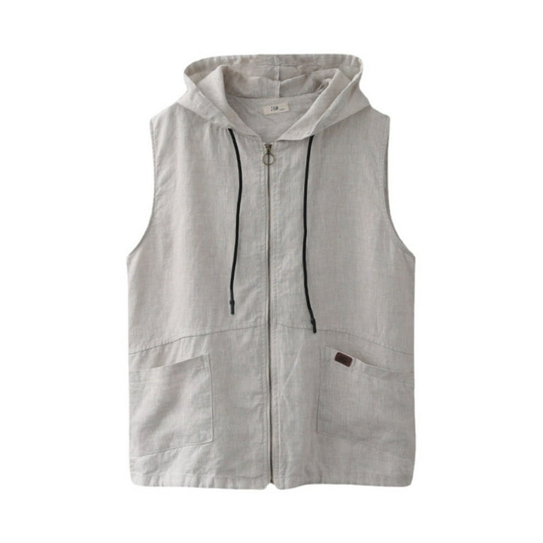 Lolmot Women's Sleeveless Drawstring Hoodies Sweatshirt Lolmot Women's Sleeveless Drawstring Hoodies Sweatshirt