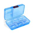 thumbnail image 3 of Yuarrent Organizador de pastillas Almacenamiento transparente portátil 7 días Compartimiento de contenedor de tabletas Dispensador de gran Type3 NO3, 3 of 6