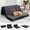 Black, variant on Panapinka 6" Tri-Fold Floor Mattress Sofa Bed, Folding Tufted Chenille Couch Guest Mat, Twin Size Portable Foldable Topper for Adults, Space-Saving Floor Sofa for Camping, Nap