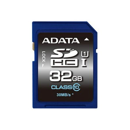 ADATA Premier 32GB SDHC UHS-I U1 Class 10 Waterproof Shockproof Anti-Static Memory Card for Digital Cameras