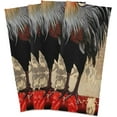 thumbnail image 2 of Coolnut 6 Pack Vintage Rooster Kitchen Towels Highly Absorbent, Super Soft Dishcloths 18 x 28 Inches Reusable Quick Drying Tea Towels Set for Home,Kitchen Decor Wash cloth, 2 of 7
