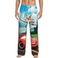 thumbnail image 1 of Disney Pixar Cars Pantalon de Pyjama Noir Imprimé Dessin Animé pour Hommes, 1 of 8