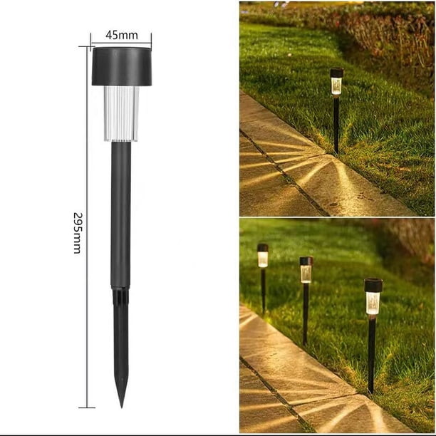 Luces solares para exteriores, lámpara alimentada por energía Solar, linterna impermeable, iluminación de paisaje, camino, patio, césped, decoración de jardín