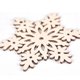 thumbnail image 4 of 24 decoraciones de copos de nieve de madera decoración colgante de árbol de Navidad A Afortunado Sencillez, 4 of 5