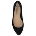 thumbnail image 2 of Hold Black Suede City Classified Women Casual Wide Width Fit Flat Office Shoes Pointy Toe 6.5, 2 of 3