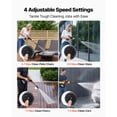 thumbnail image 5 of Cordless Pressure Washer, 1200PSI Brushless Motor, 6-in-1 Nozzle & Hose, 4-Speed, Battery Powered for Home Garden Patio, 5 of 5