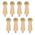 thumbnail image 1 of T Tulead 8 Uds. Ganchos de madera para abrigos, clavijas para agitar, gancho para colgar ropa, toalla, cinturón, ganchos para colgar joyas, 18x50mm, 1 of 1
