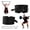 Weight Lifting Belt (with Chain), variant on Thickened Wide Exercise Hip Thrust Belt, Anti-Slip Padded Support for Dumbbells Kettlebells Weight Plates, Home Gym Workout Accessory