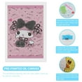 thumbnail image 3 of Diamond Art Kits for Adults Kuromi And My Melody Diamond Art Gem Art Painting Full Drill Round Art Gem Painting Kit for Home Wall Decor Gifts 16"x20", 3 of 7