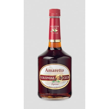 Colonial Club Almond Amaretto, 750 ml Bottle, 21% ABV