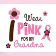 thumbnail image 2 of CafePress - I Wear Pink For My Grandma 12 Infant Bodysuit - Baby Light Bodysuit, Size Newborn - 24 Months, 2 of 4