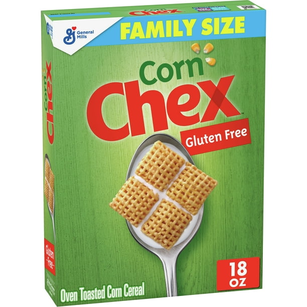 General Mills, Corn Chex Breakfast Cereal, Gluten Free, Family Size 18