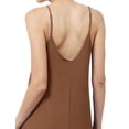 thumbnail image 6 of J. METHOD Women's Sleeveless Adjustable Spaghetti Strap Lightweight Loose Fit Maxi Long Dress NEWDR25 Khaki M, 6 of 7