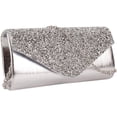 thumbnail image 3 of Women Sequins Evening Clutch Envelope Flap Handbag Chain Strap Crossbody Bag, 3 of 6