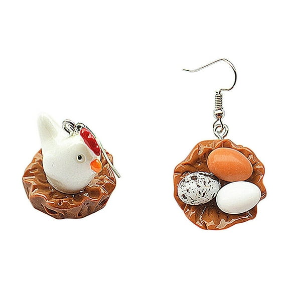 DESIGNICE Earrings,Fun & Playful Design Aretes De Mujer,Vivid 3D Shape Rhinestone Earrings,Style1