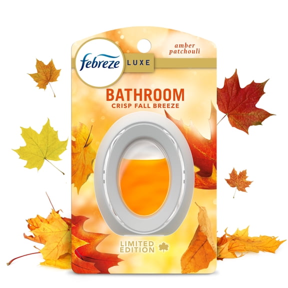 Febreze Bathroom Air Freshener, Odor-Fighting, Crisp Fall Breeze Scent, 1 Count
