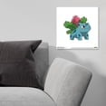 thumbnail image 3 of Gallery Pops Pokemon - Ivysaur Wall Art, Unframed Version, 12" x 12", 3 of 5