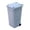 A002- Blue, variant on Mini Trash Can, Light Blue Lidded Plastic Waste Bin, Rolling Small Rectangular Garbage Container, Compact Portable Trash Holder with Wheels, Features A Tight-Sealing Lid to