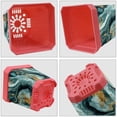 thumbnail image 4 of HemaKayy Decorative Planter Pot Set - Perfect for Small Plants - Colorful Design With Drainage Hole - Ideal for Home and Garden Decor - Set of 8 - Unique Marble Texture, 4 of 6