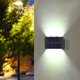 thumbnail image 3 of Advancent Luz de jardín alimentada por energía Solar ABS, lámpara de Patio decorativa de repuesto para montar en la pared, funciona con luz elegante, Iluminación y accesorios Iluminación Cálida Advancent HA073270-02, 3 of 6