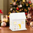 thumbnail image 5 of Wood Christmas Village House Set Decor-1pcs Christmas Houses,Tabletop Xmas Decor for Home Farmhouse, Winter Holiday, 5 of 8