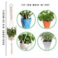 thumbnail image 4 of Toystoory Cestas colgantes 100 hechas a mano, soporte para plantas, macramé, colgador de plantas, maceta para colgar en la pared interior, soporte para Jardín y Patio No.35 Toystoory HA001777-35, 4 of 6