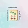thumbnail image 2 of Traditional Game Set Chinese Mahjong 136 Melamine Tiles Portable Travel Majhong Games Set Entertainment Gift for Home Party Family, 2 of 6