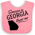 thumbnail image 3 of Inktastic Someone in Georgia Loves Me Boys or Girls Baby Bib, 3 of 4