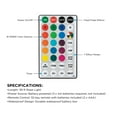 thumbnail image 5 of 39ft RGB LED Above Ground Pool Rope Lights with Remote Control (Best for 12ft Pools), 5 of 5