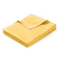thumbnail image 2 of 400 Thread Count 100% Egyptian Cotton 3-Piece Flat Sheet (1 Flat + 2 Pillow Covers) Size King Color Gold Solid, 2 of 5