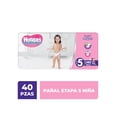thumbnail image 2 of Pack de 5 Pañal Huggies Ultraconfort E5 Niña 40 piezas Huggies E5, 2 of 3