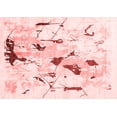 thumbnail image 1 of Ahgly Company Indoor Rectangle Solid Red Modern Area Rugs, 2' x 3', 1 of 4