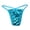 Peacock Blue, variant on Men'S Glossy Satin Thin Strap Low Rise Minimalist Thong Underwear Deep XXL