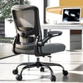 thumbnail image 3 of Ergonomic Office Chair -  Back Desk Chair with Adjustable Lumbar Support  Breathable Mesh Back  Capacity  Easy Assembly  for Home Office Executive Computer Task, 3 of 4