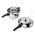 thumbnail image 2 of Fast Cooking Stainless Steel Pressure Cooker, 80KPA with Safety Features, Suitable for Induction Cooker, Gas Stove, 2 of 7