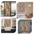 thumbnail image 7 of Brown Abstract Window Privacy Film,Vintage Geometric Gradient Oil Painting Modern Static Cling UV Sun Blocking Heat Control Window Tint Day and Night,Non-Adhesive One Way Privacy Cover 35.4''x78.7'', 7 of 7