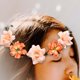 thumbnail image 4 of Diadema floral para el cabello, corona para la cabeza, tiara de flores ajustable, estilo bohemio para fiesta nuevo naranja, 4 of 8