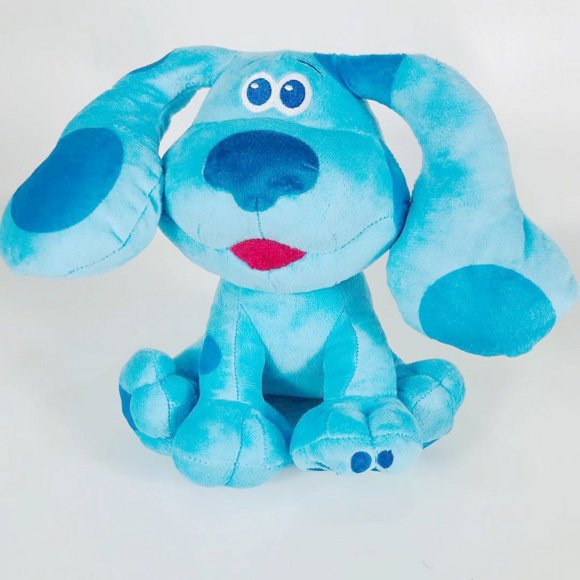 Blue's Clues & You! Peluche Bleue 18 cm, Jouets pour Enfants de 3 Ans et Plus Meilleur Cadeau pour Amis Enfants Adultes Cadeaux d'Anniversaire
