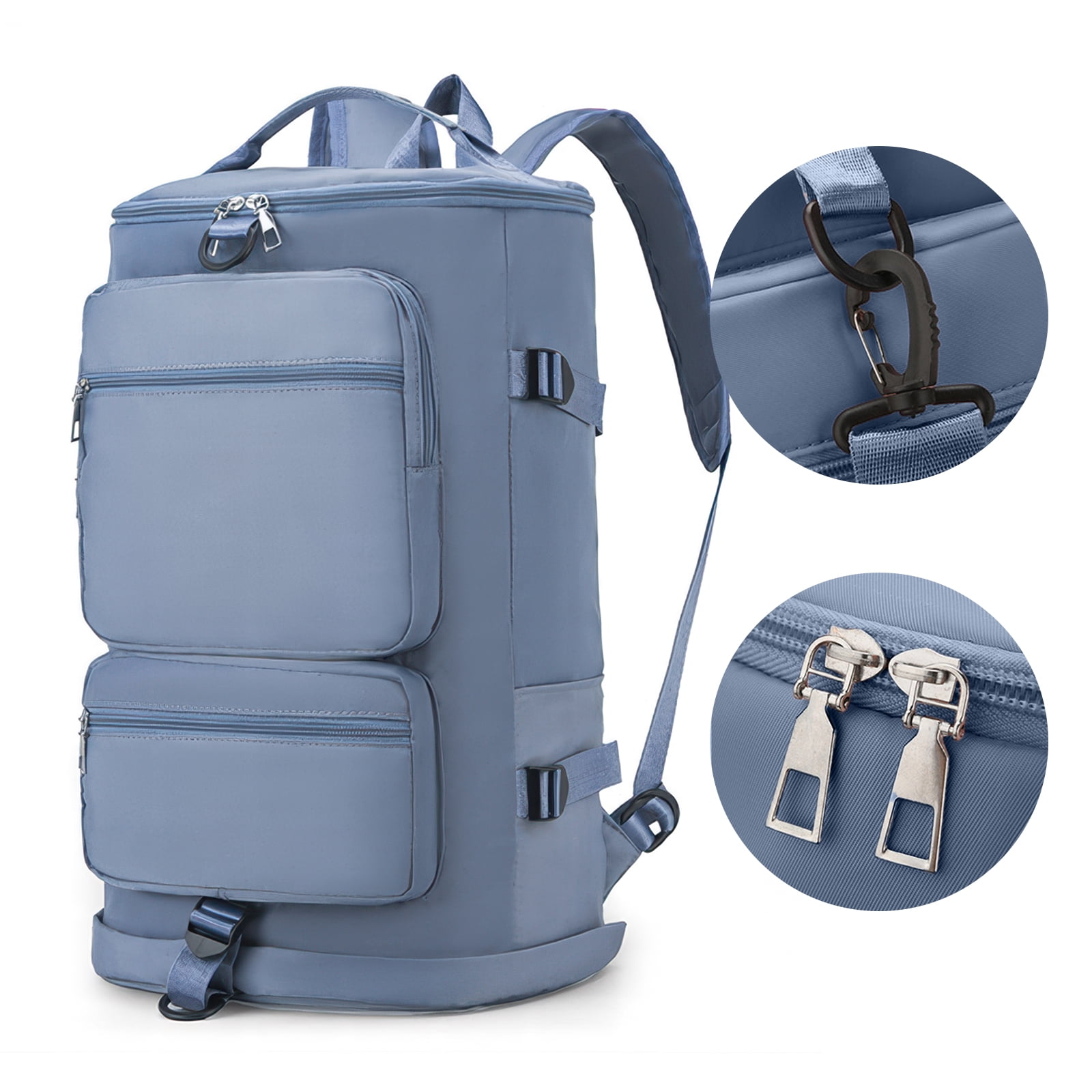 Gynky Duffle Bag Gym Bags Waterproof Sports Duffel Bags Travel Weekender Bag for Men Women Overnight Bag with Shoes Compartment