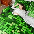thumbnail image 4 of Castle Fairy Pixelated Blocks Miners Twin Bedding Sets,Futuristic Bedding Comforter Set, 4 of 8