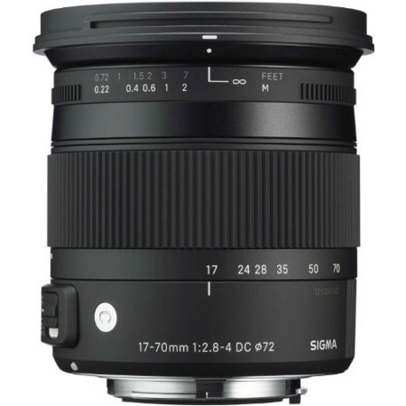 Sigma 884101 F2.8-4 Contemporary DC Macro OS HSM 17-70mm Zoom Lens for Canon EF-S Cameras