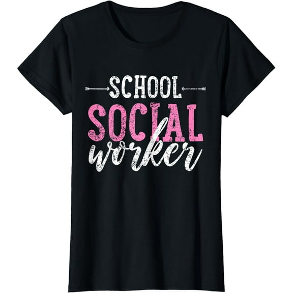 School Social Worker Social Work Vintage Gift T-Shirt