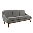 thumbnail image 1 of Office Star Products Davenport Sofa in Charcoal Fabric with Coffee Legs K/D, 1 of 7