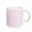 White, variant on 3drose, Pink and White Chevron Zig Zag Pattern - Modern Contemporary Zigzag Stripes - Pastel Girly Zig Zags, 15oz Two-tone Yellow Mug