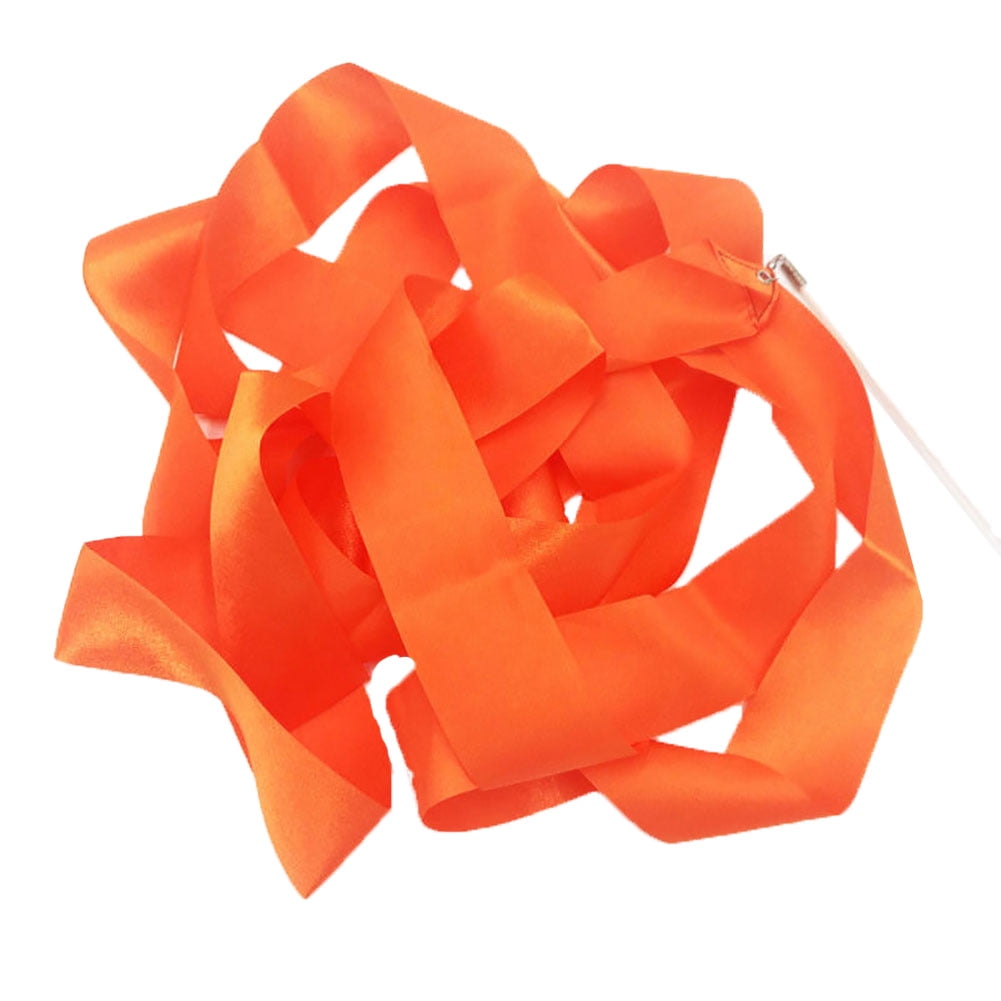 COOLL 4M Dance Ribbon Strip Gym Rhythmic Art Gymnastic Ballet Streamer Twirling Rod
