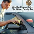 thumbnail image 7 of 4x Microfiber Cleaning Cloth Extra Thick Rag Car Wash Polishing Detailing Towel, 7 of 7