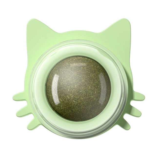 Natural Mint Lollipop Teaser Toy for Feline Health and Interactive