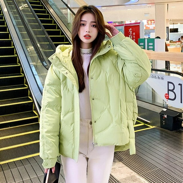 Je zal beter worden einde Annoteren DanceeMangoo Winter Coats for Women Slim Parkas Warm Short Hooded Cotton  Jacket Women Clothing Korean Coat Women Parka Femme Hiver Zm - Walmart.com