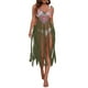 thumbnail image 3 of VISgogo - Bikini para mujer, sin mangas, para playa, con borlas caladas, vestido de verano VISgogo  moda, 3 of 7